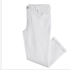 Liverpool cuffed capri jean